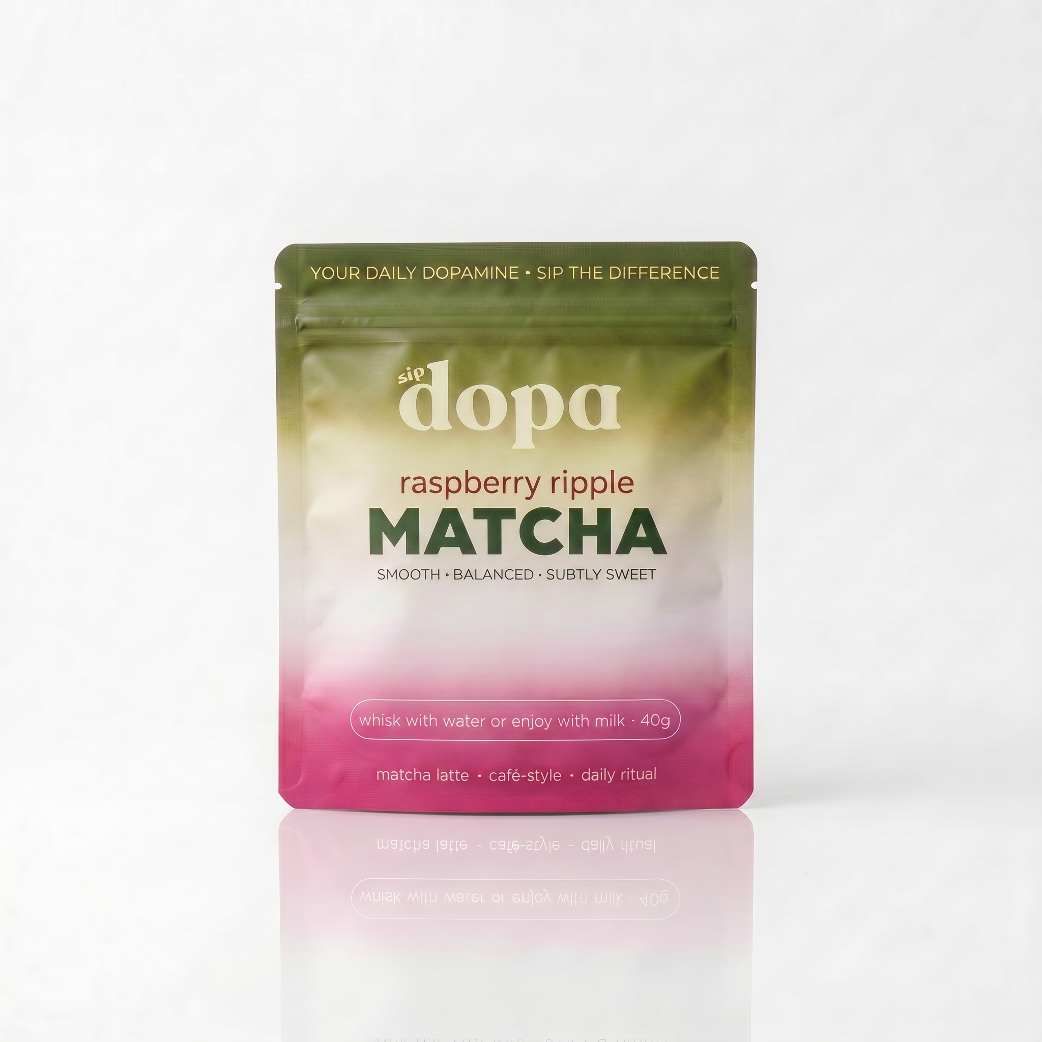 Raspberry Silk Matcha