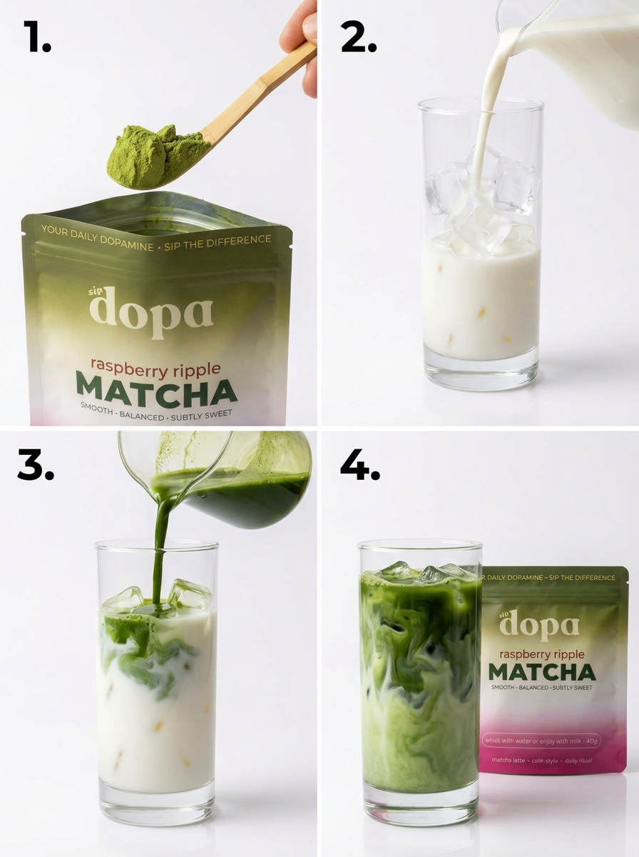 Raspberry Silk Matcha