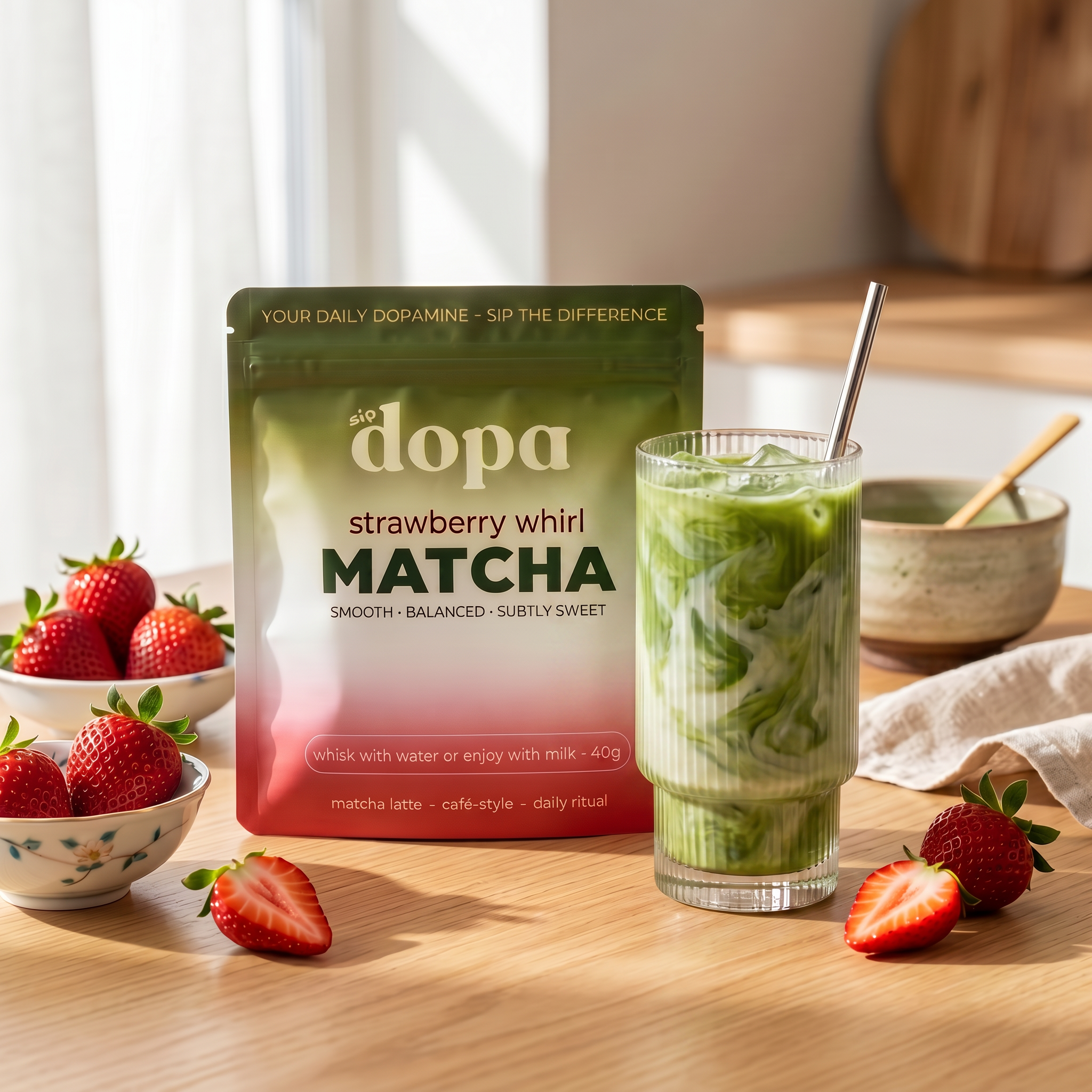 Strawberry Whirl Matcha