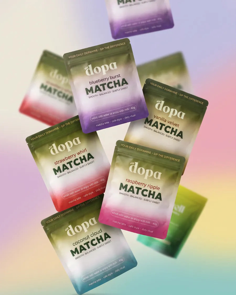 Five Dopa matcha flavours